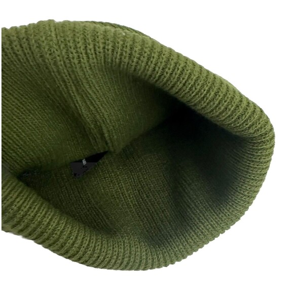 DC SHOES Unisex’s Beanie Hat Green One Size New - Picture 2 of 6